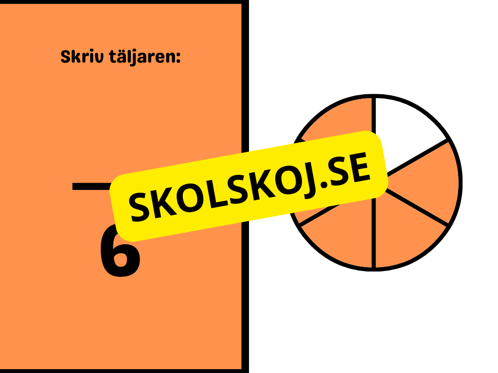 Vi tränar på bråk