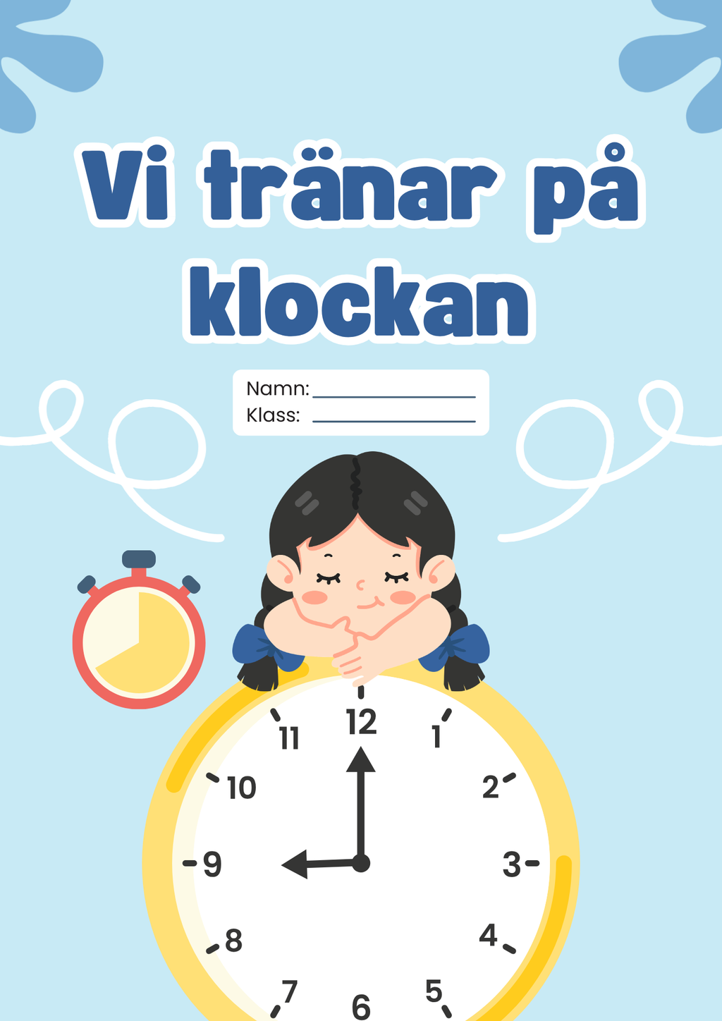 Vi tränar på klockan