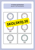 Vi tränar på klockan