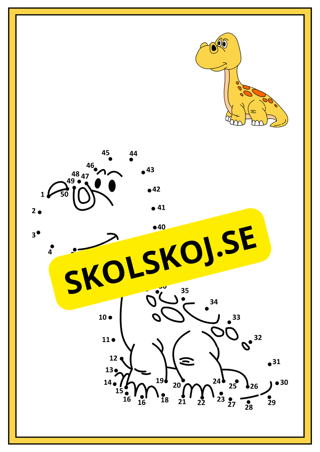 Prick till prick tema djur