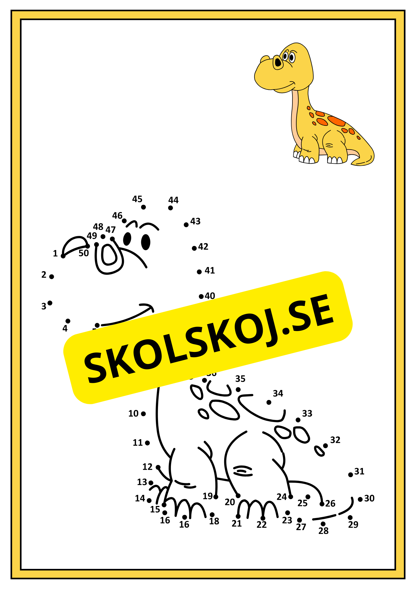 Prick till prick tema djur