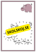 Prick till prick tema djur