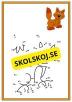 Prick till prick tema djur