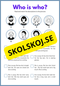 Who Is Who - Engelska