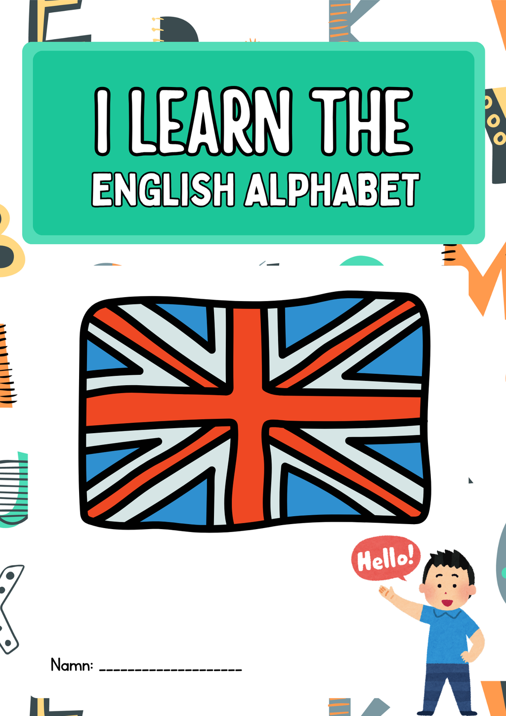I learn the english alphabet (108 sidor)