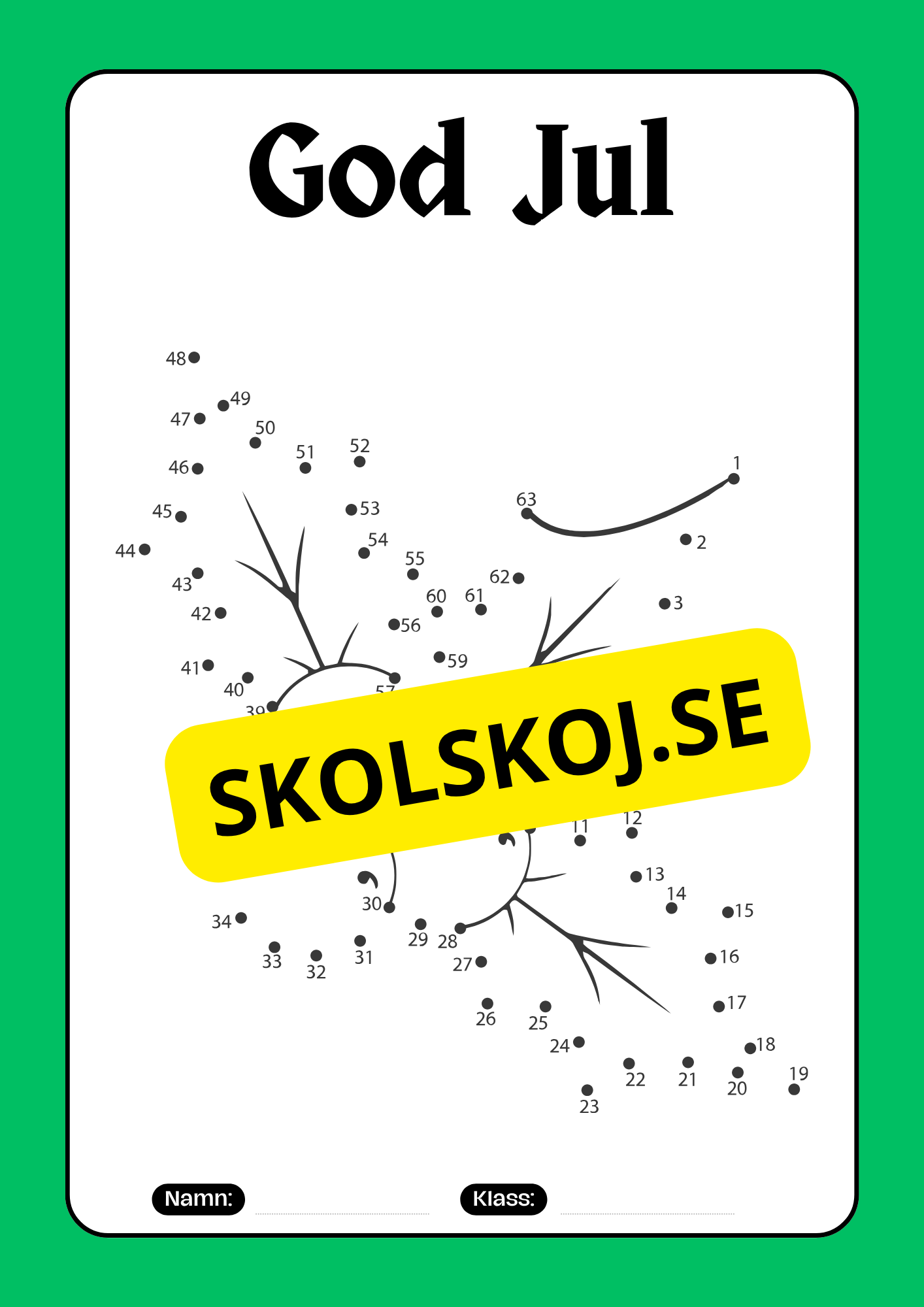 Prick till prick - Tema jul