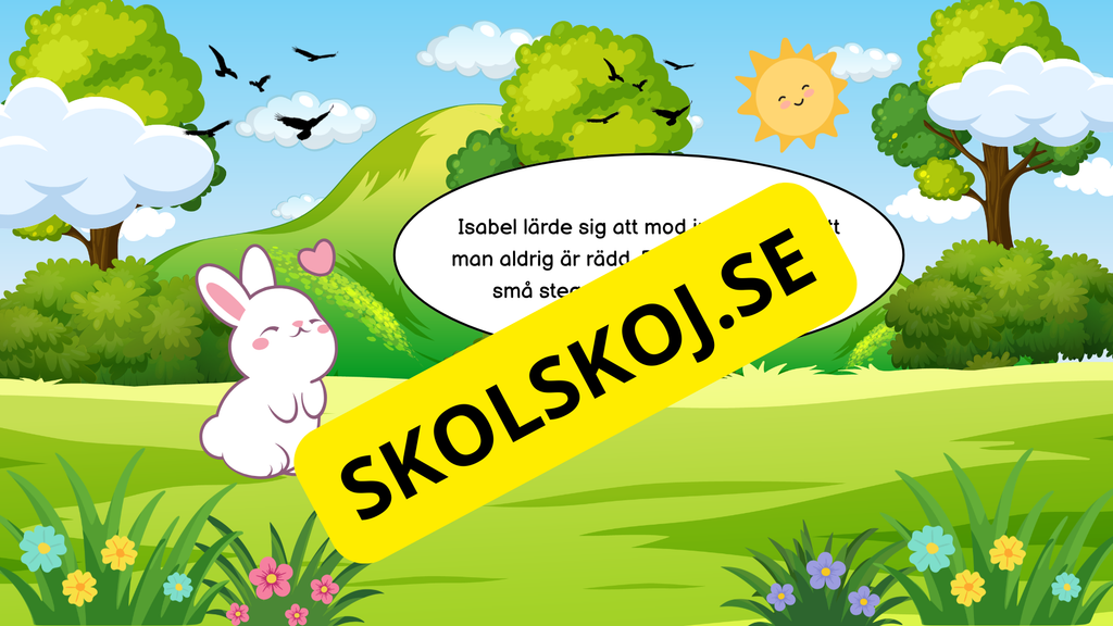 Den blyga lilla kaninen - Förskola - Årskurs 2