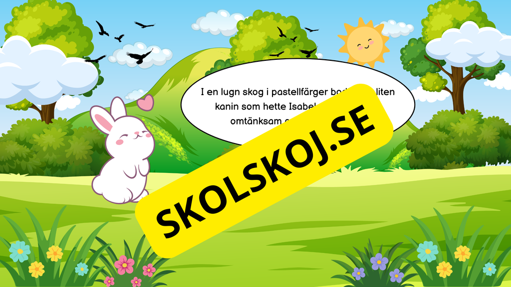 Den blyga lilla kaninen - Förskola - Årskurs 2