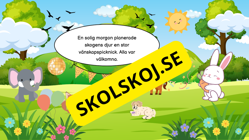 Den blyga lilla kaninen - Förskola - Årskurs 2