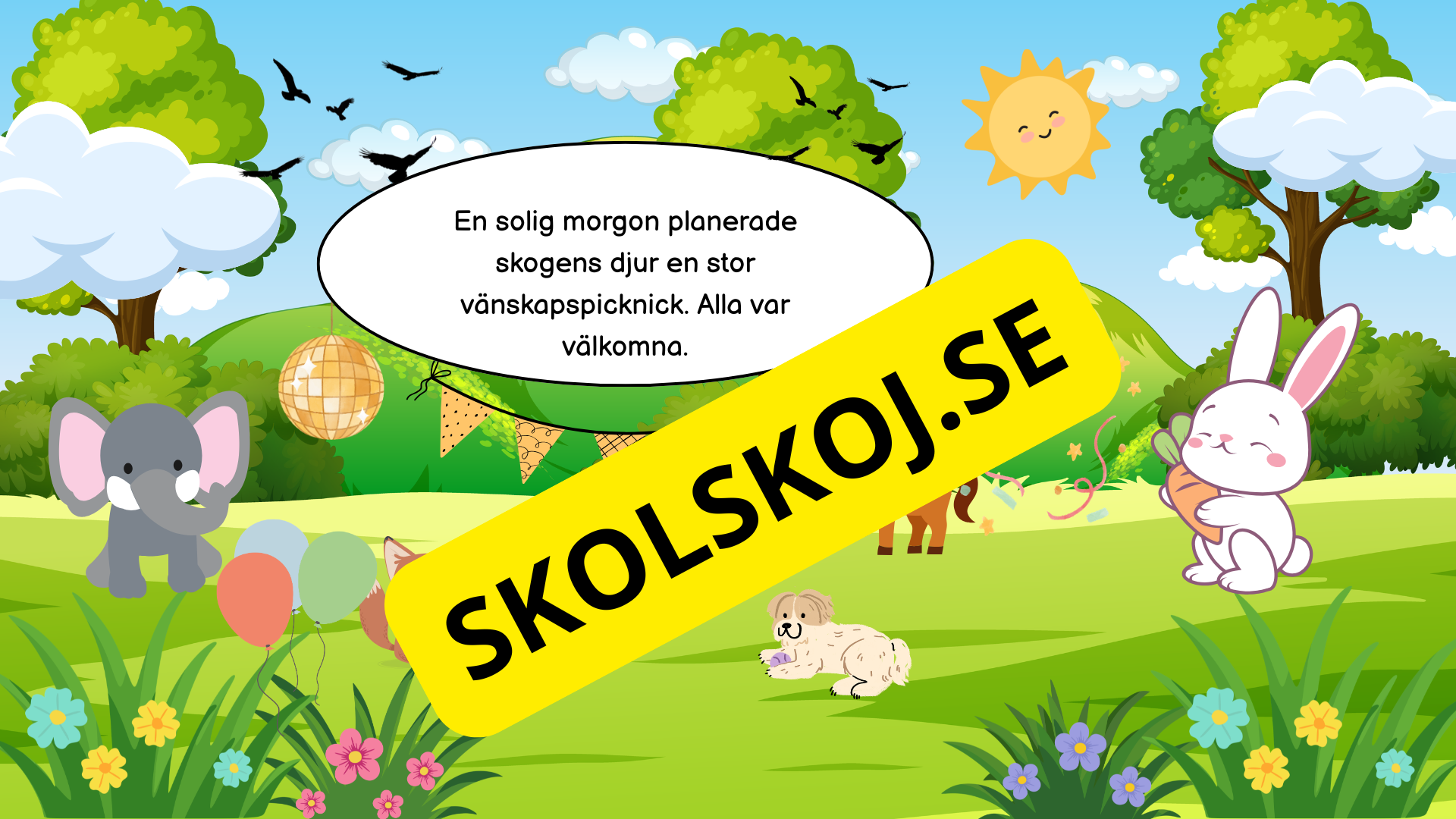 Den blyga lilla kaninen - Förskola - Årskurs 2