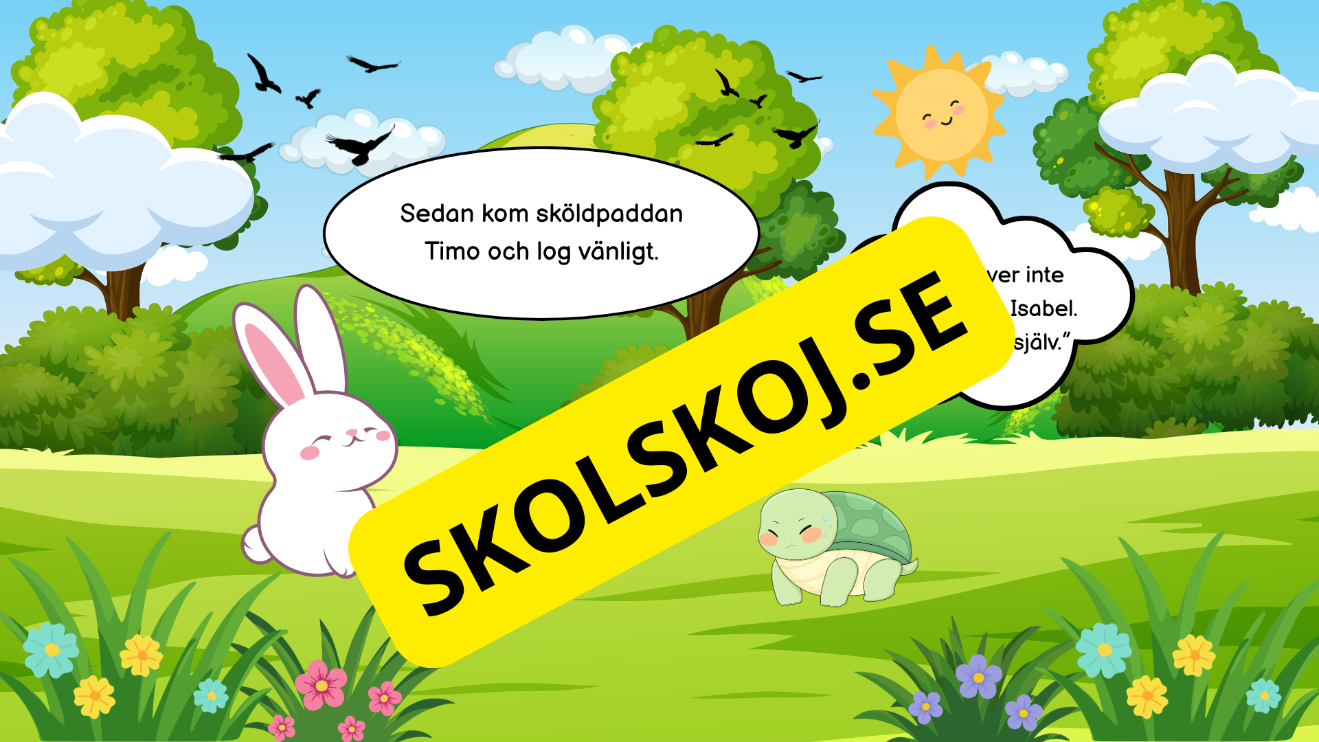 Den blyga lilla kaninen - Förskola - Årskurs 2
