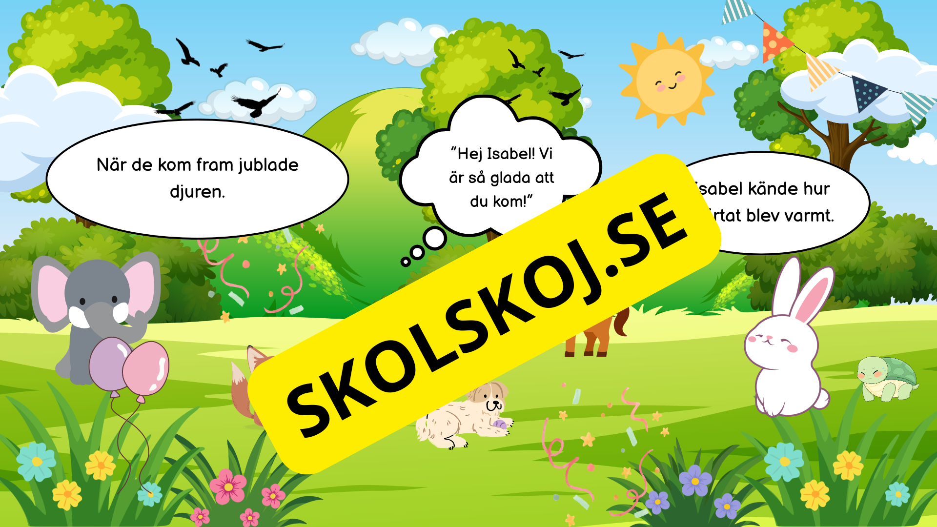 Den blyga lilla kaninen - Förskola - Årskurs 2