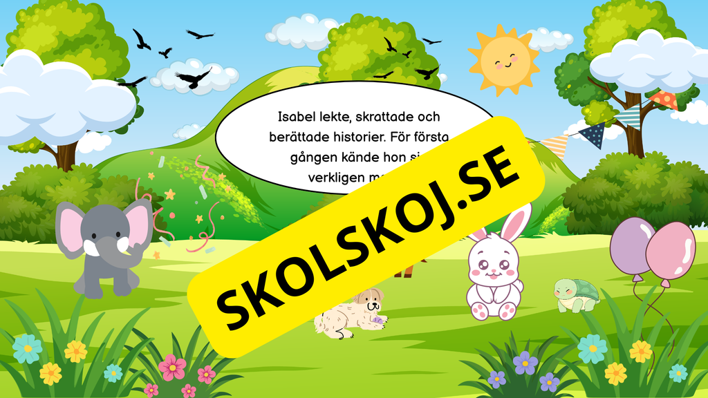 Den blyga lilla kaninen - Förskola - Årskurs 2