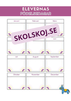 Lärarplanerare 2026 - 2027 (redigerbar Powerpoint)