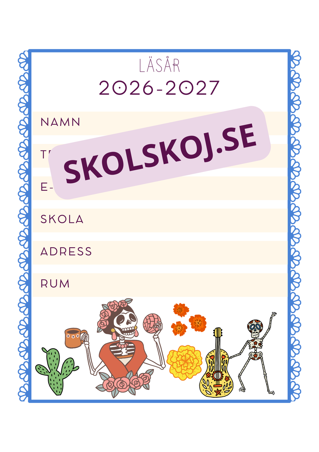 Lärarplanerare 2026 - 2027 (redigerbar Powerpoint)