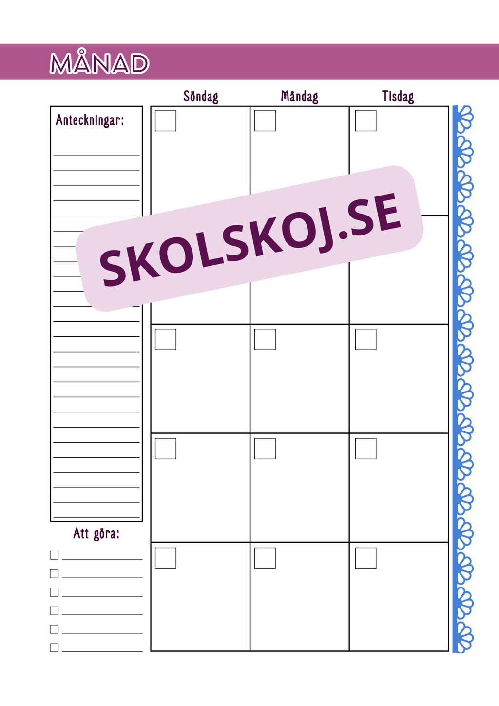 Lärarplanerare 2026 - 2027 (redigerbar Powerpoint)