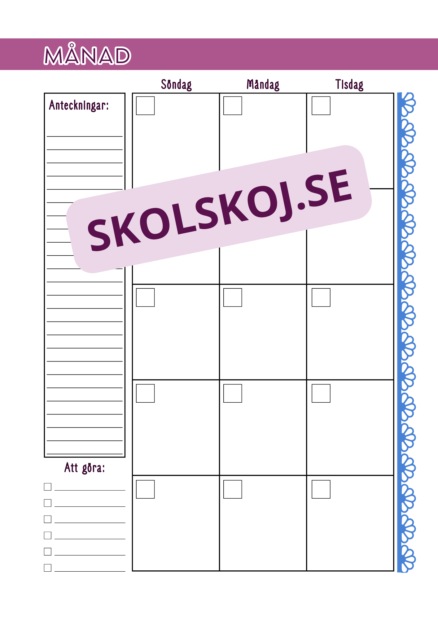 Lärarplanerare 2026 - 2027 (redigerbar Powerpoint)