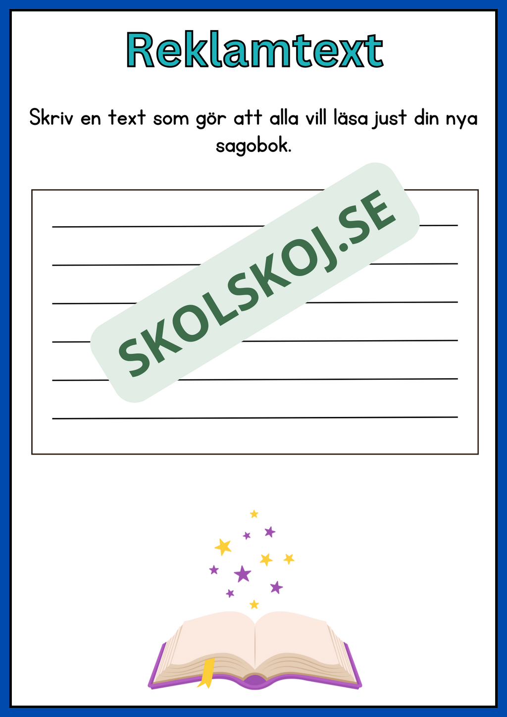 Reklamtext - Årskurs 2 - 3