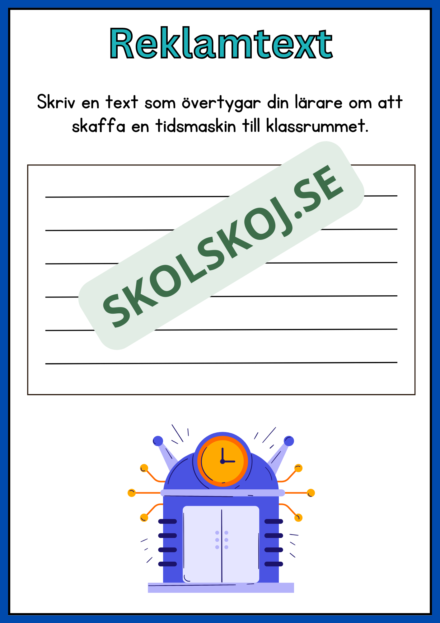 Reklamtext - Årskurs 2 - 3
