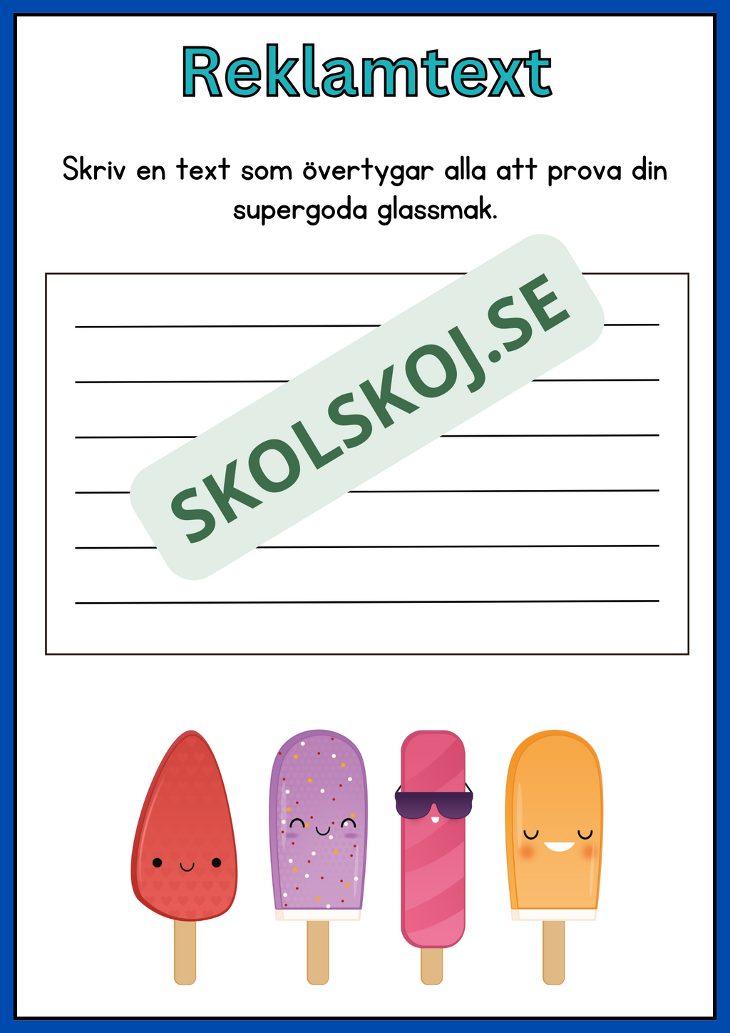 Reklamtext - Årskurs 2 - 3