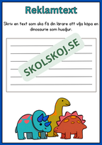Reklamtext - Årskurs 2 - 3