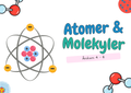Atomer och molekyler - Årskurs 4 - 6