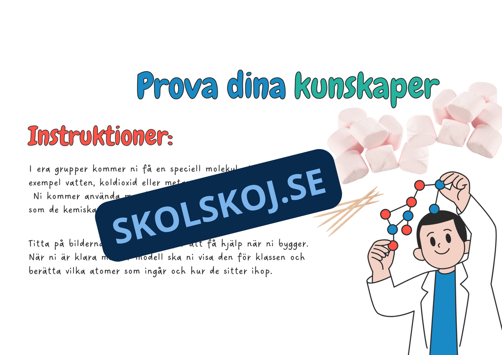 Atomer och molekyler - Årskurs 4 - 6