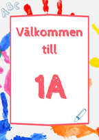 Skyltar till klassrummet- FK - ÅK 6 - A3 format