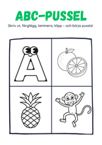 ABC-pussel - Hela alfabetet