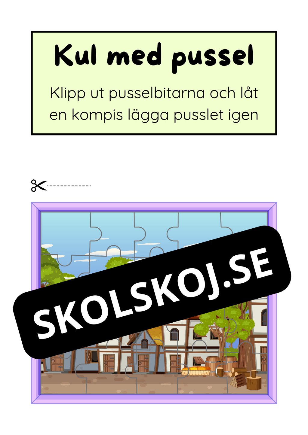 Kul med pussel