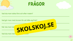 Kroppens delar - Presentation och arbetsblad