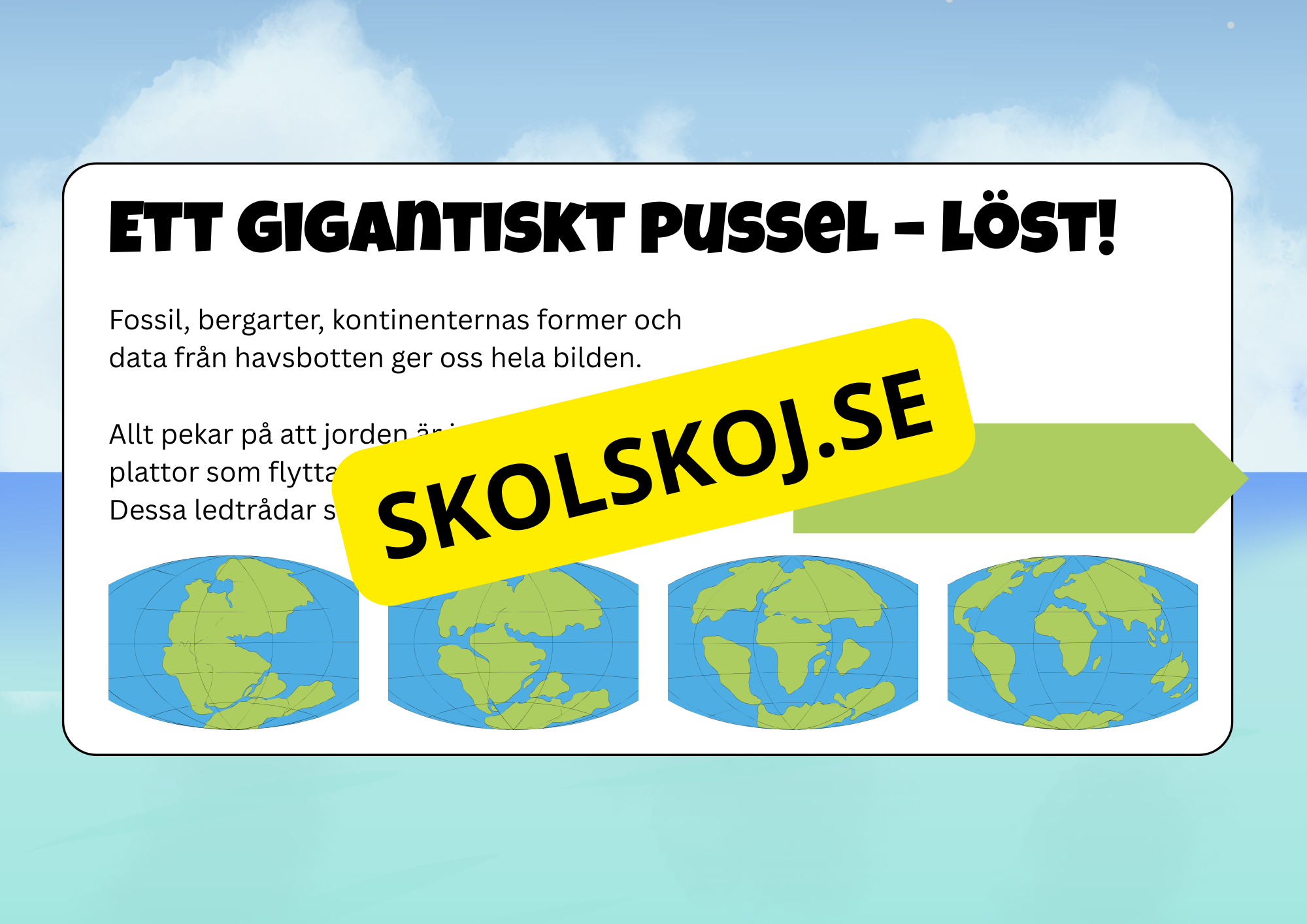 Jorden - Ett gigantiskt pussel - Plattektonik