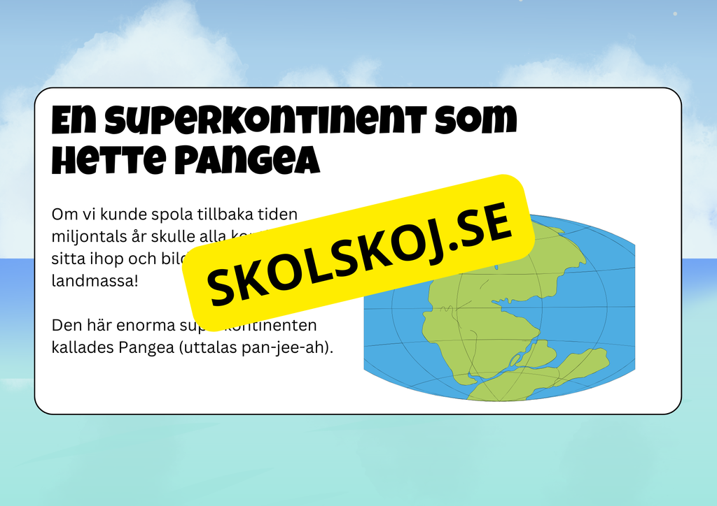 Jorden - Ett gigantiskt pussel - Plattektonik