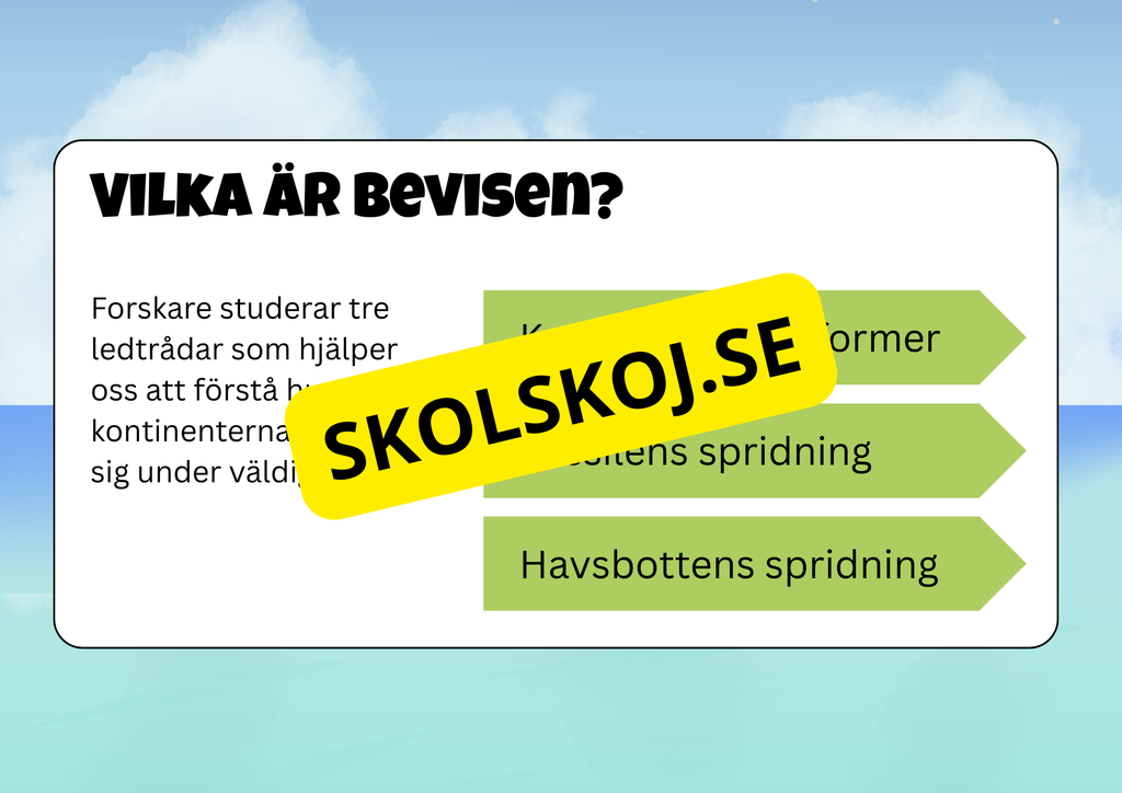 Jorden - Ett gigantiskt pussel - Plattektonik