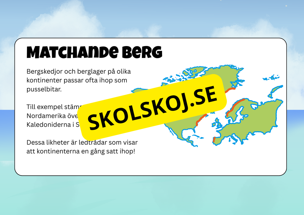 Jorden - Ett gigantiskt pussel - Plattektonik