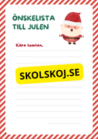 Julskoj - Arbetsbok
