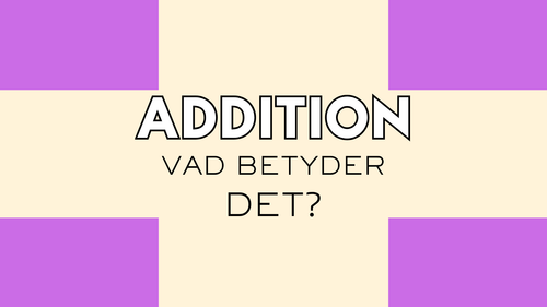 Addition och subtraktion - Häfte
