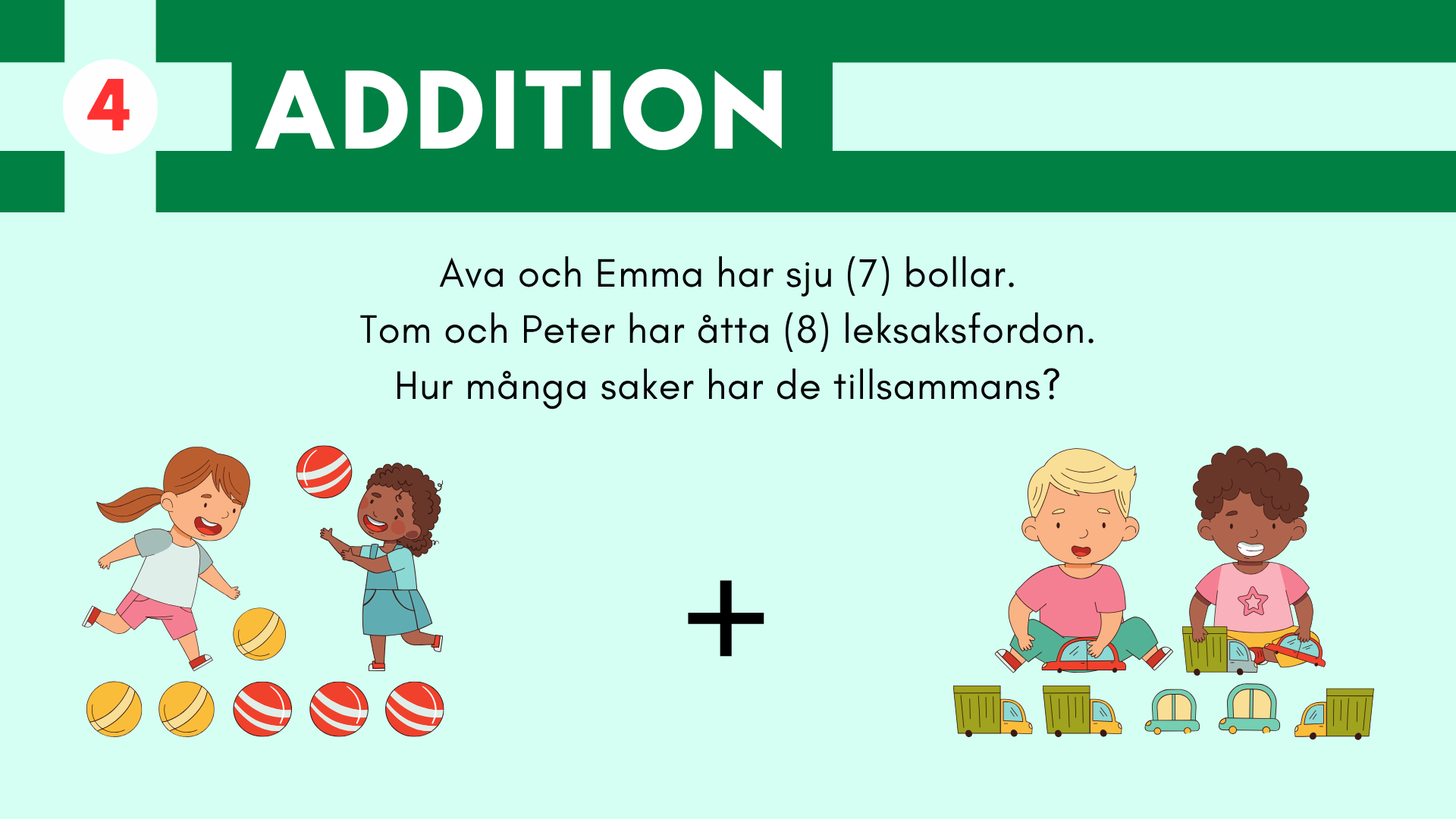 Addition och subtraktion - Häfte