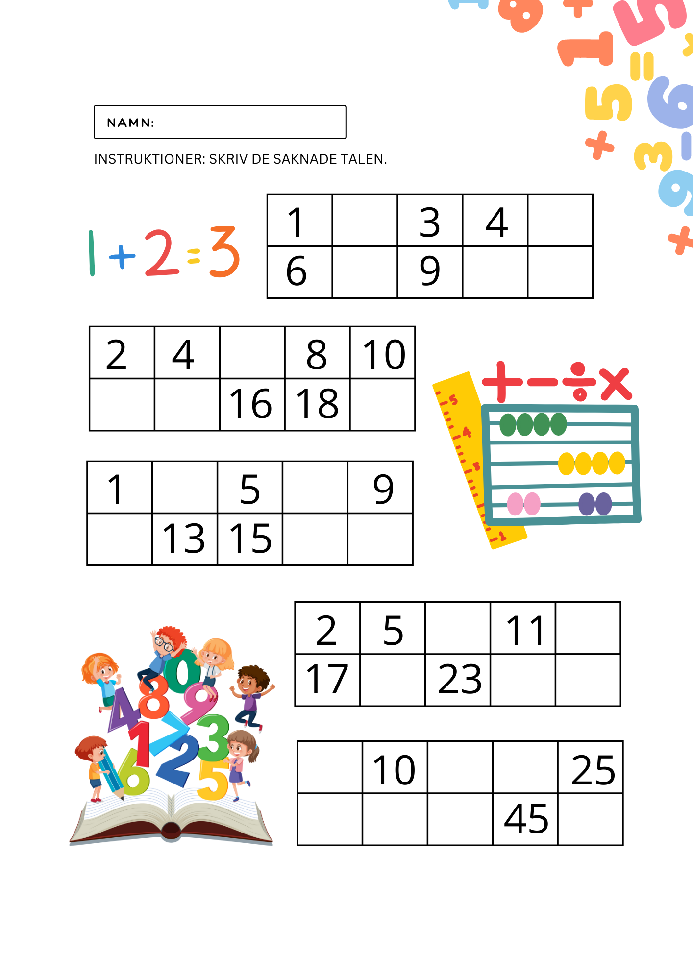 Matematiska talföljder