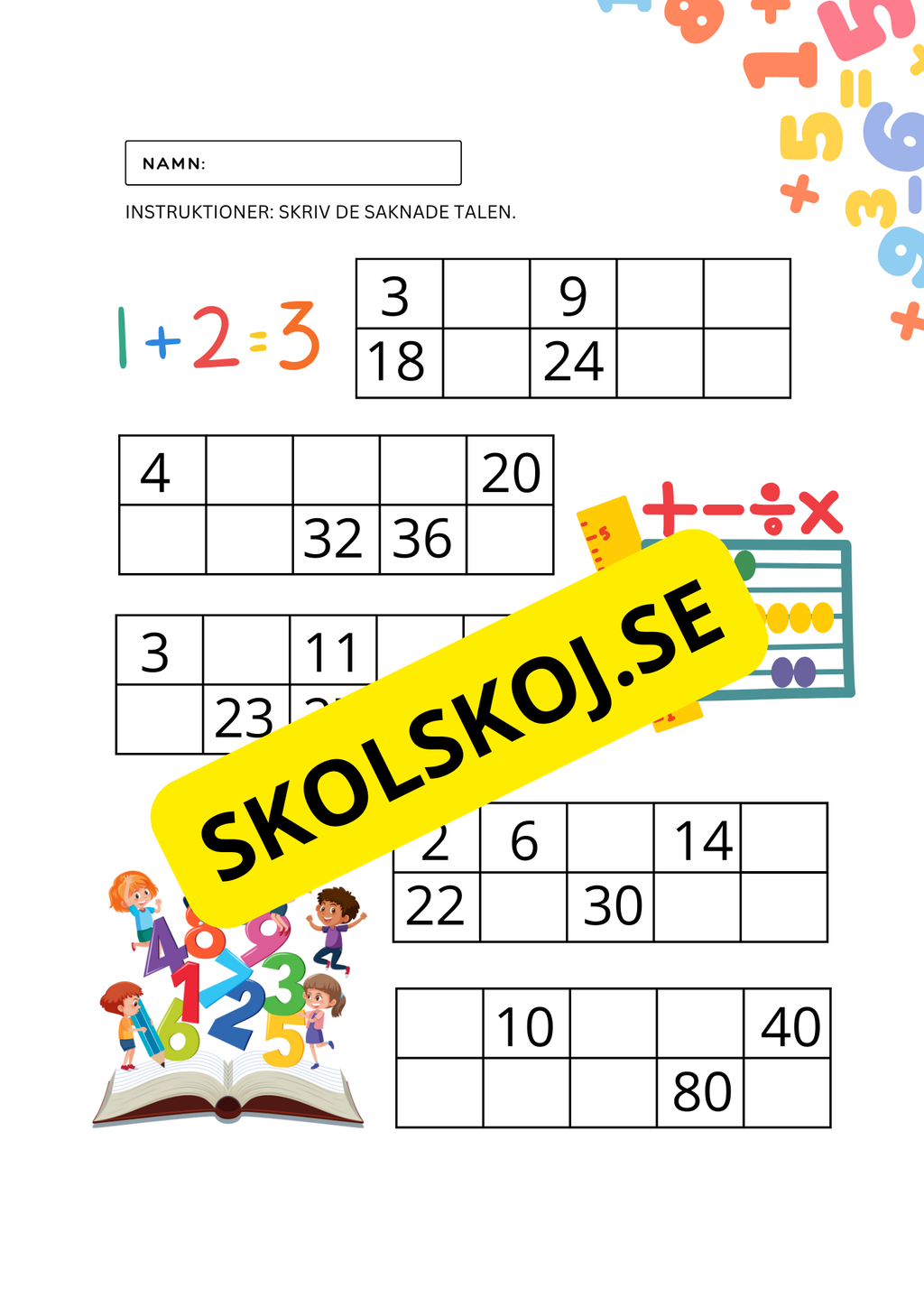 Matematiska talföljder