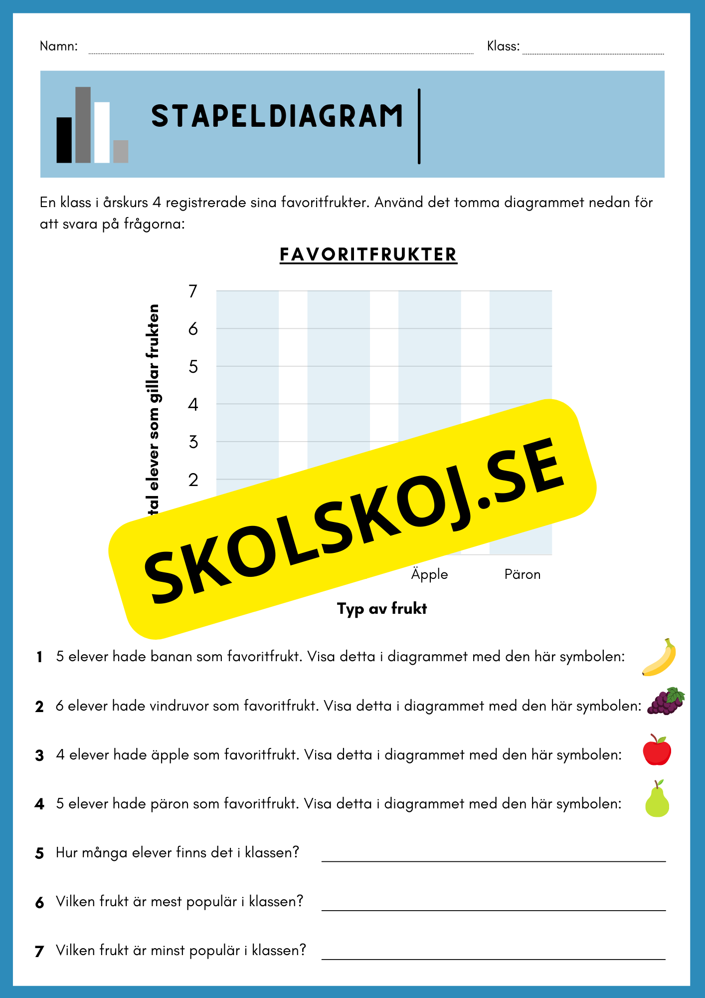 Stapeldiagram - Häfte