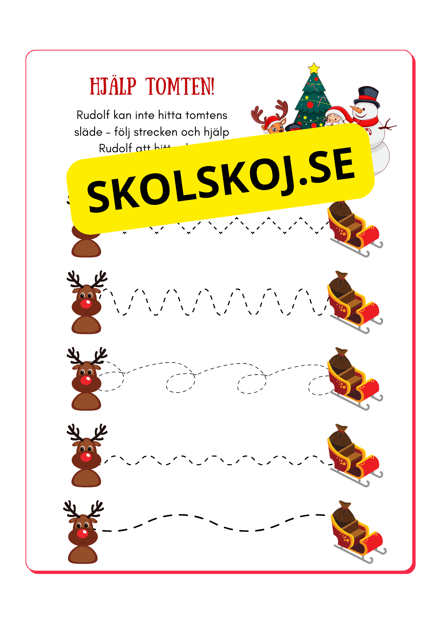 Dags att pynta - Aktivitetsbok