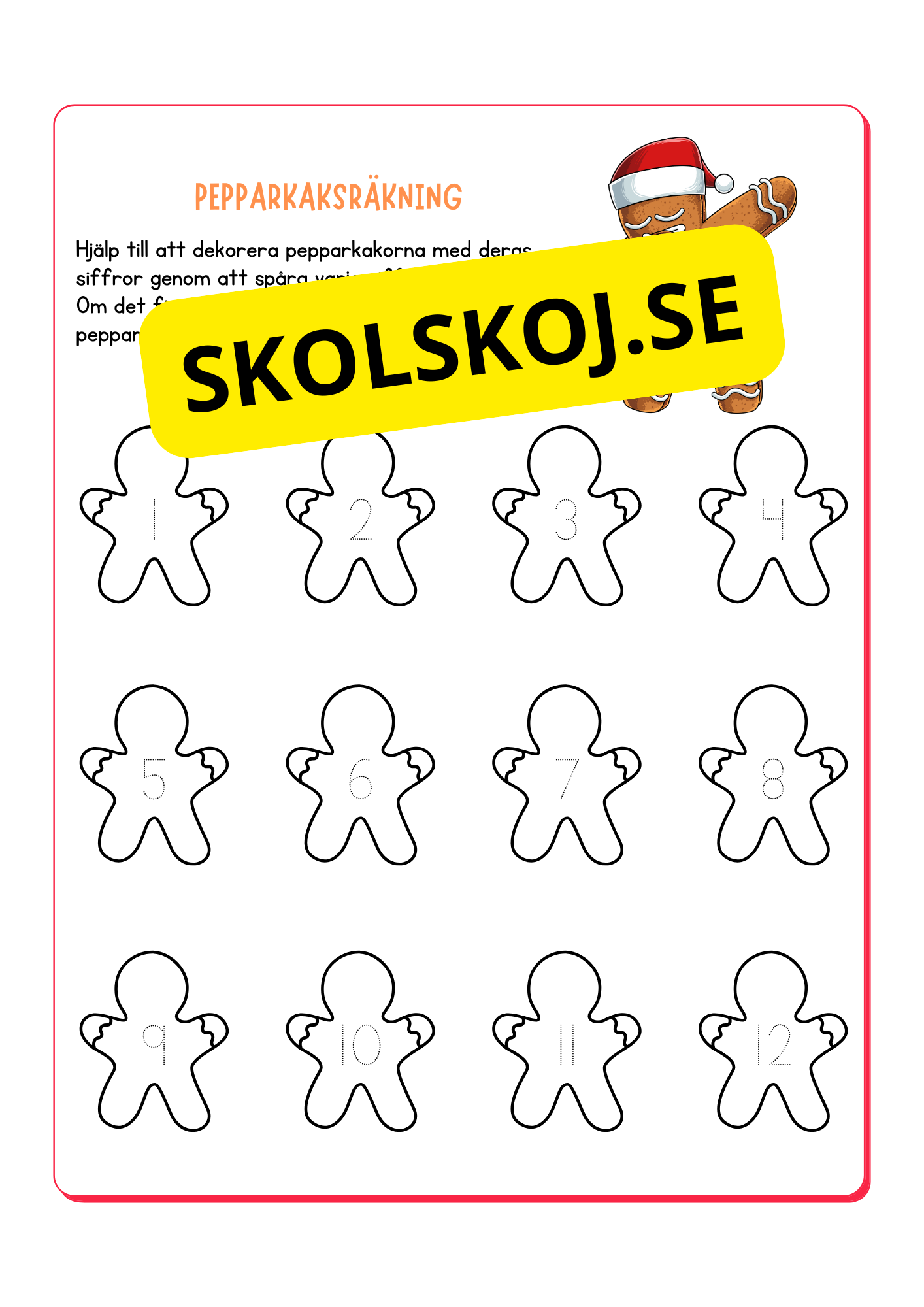 Dags att pynta - Aktivitetsbok