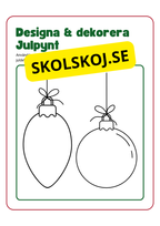 Dags att pynta - Aktivitetsbok