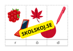 Ordpussel med färger