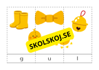 Ordpussel med färger