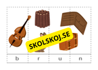 Ordpussel med färger
