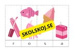 Ordpussel med färger