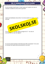 Statistik och diagram - Extra uppgifter