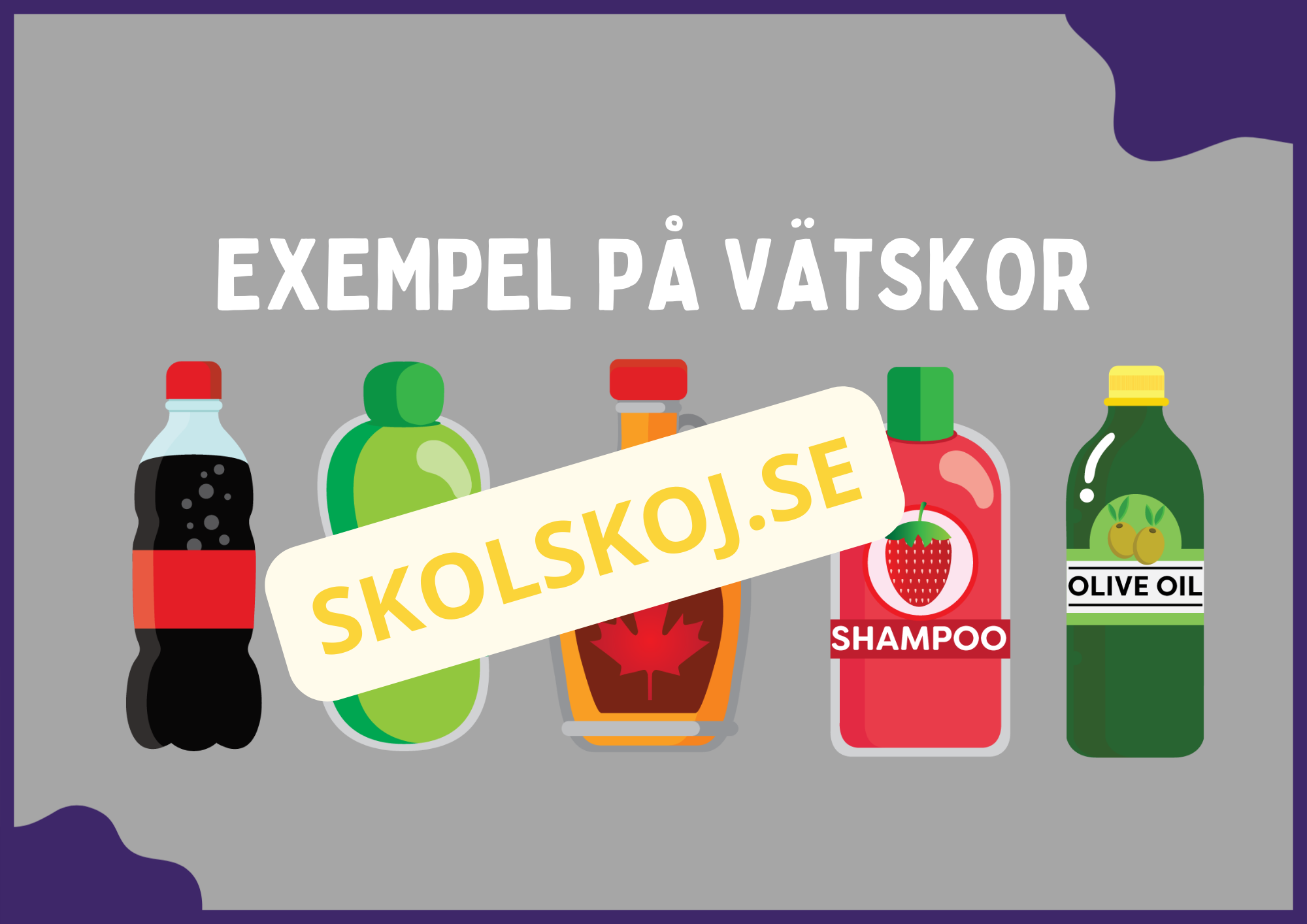 Roliga fakta om vätskor